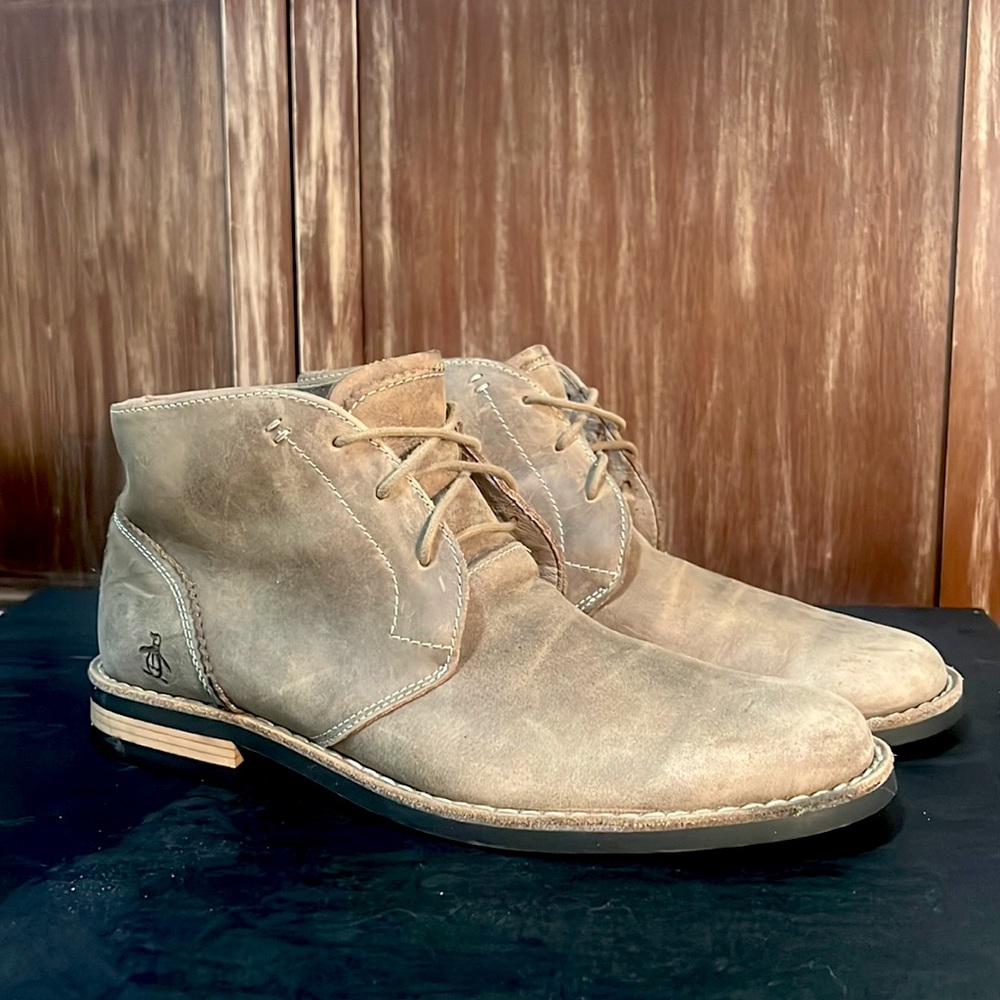 Original Penguin Chukka Boots size 10 Tan / Brown